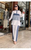 Esswaap Oyhs Kumaş Önü File Detaylı Garnili Pantolon Sweat Takım 7630 Esswaap Oyhs Kumaş Önü File Detaylı Garnili Pantolon Sweat Takım 7630